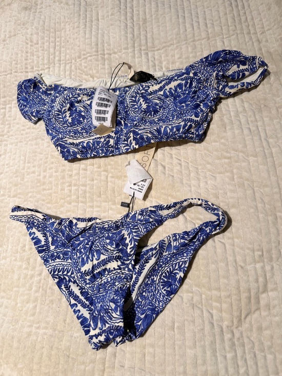 SOFIA by ViX Other - SOFIA by ViX Blue and White Printed Bikini Set NWT